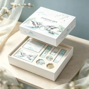 Custom Luxury Rigid Gift Box With Insert Tray Custom Gift Box Packaging for Cosmetic Gift Set
