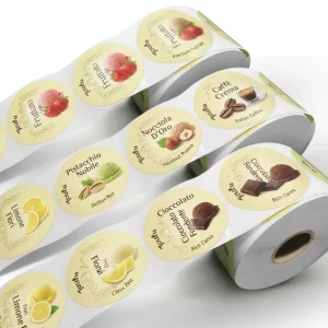 Custom Luxury Stickers Self adhesive Labels Waterproof Vinyl PVC Brand Logo Gold Foil Packaging Digital UV Varnish Printing