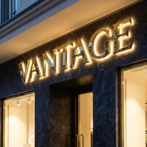 Custom Made 3D LED Frontlit Acrylic Signs Outdoor Waterproof Advertising Signboard for Boutique Storefront Luminous Signage