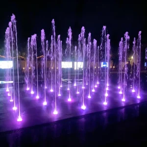 Custom Made Large Matrix Music Fountain Complete Set Dancing Water Fountain Project for Outdoor Venue