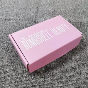 Custom-Made Printed Logo Cosmetic Decoration Product Packaging Aircraft Subscription Corrugated Mail Box