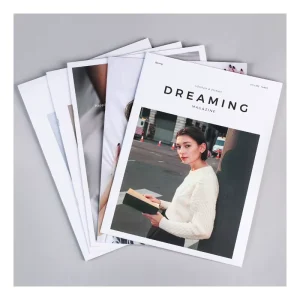 Custom Magazine Brochure Design Company Product Catalog Hardcover Booklet Printing