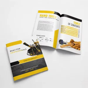 Custom Magazine Brochure Design and Printing Service for Product Catalog Booklets