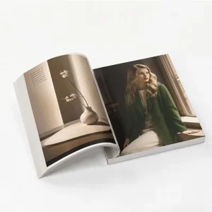 Custom Magazine Color Brochure Paperback Softcover Product Catalog Hardcover Booklet Printing