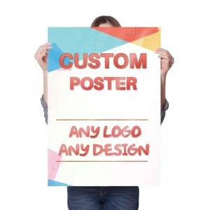 Custom Menu Leaflet Flyer Design Advertising Poster Printing Service UV Resistant Waterproof