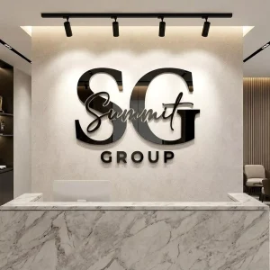 Custom Metal LED Storefront Sign with Luminous Letters for Mall & Business Reception Guangdong Origin