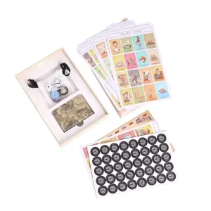 Custom Mexican Loteria Board Game Set Eco Friendly Paper Printing Illustrated Player Cards Calling Cards Game Pieces Cardboard