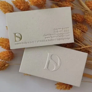 Custom Minimalist Brochure For Networking Corporate Promotion Hot Stamping Digital Printing Custom Sticker