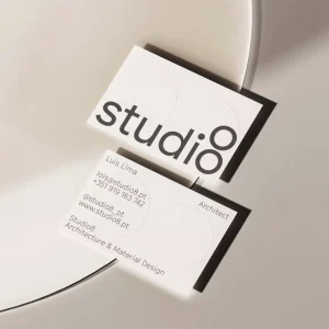 Custom Minimalist Business Cards Digital Printing Exclusive Customizable Logo Ideal for Small and Medium-sized Enterprises