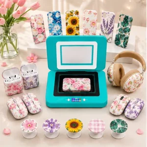 Custom Mobile Phone Cases Earbuds Mouse Keyboard Case Cover Printing Machine for Your Start Business