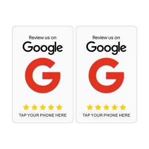 Custom NFC Google Review Card Smart QR Code Social Media Business Stand
