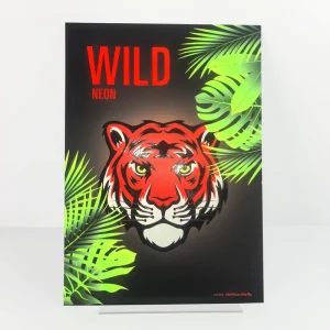Custom Neon Poster Vibrant Color Textured Paper Fine Art Prints Glossy 3D Varnish Spot UV Giclee Printing Anime Posters