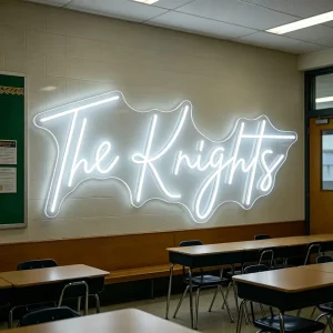 Custom Neon Sign Illuminated Company Logo Light Brand Sign Display Rack Decor Solutions Wall Art for Shopfront
