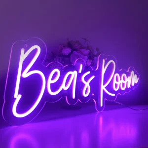 Custom Neon Sign LED Neon Sign Polished Acrylic High Transparency Acrylic Sign for Commercial Signage and Business Sign