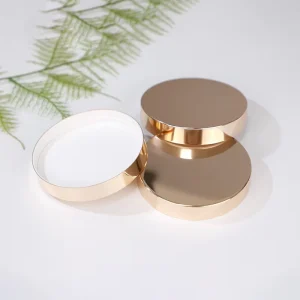 Custom OEM Anodized Aluminum Leak Proof Screw Cap 89/400 Gold Silver Jar Lid Cosmetic Cream Container Bottles