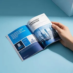 Custom Offset Printed Brochure Catalogue Booklet Flyer Made From Corrugated Board and Cardboard