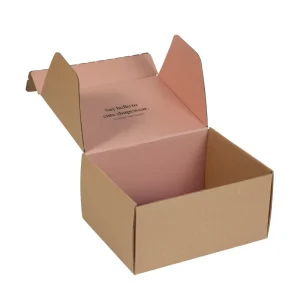 Custom Offset Printed Luxury Corrugated Shipping Box Elegant Packaging for Clothing Jewelry Skincare Packaging Box