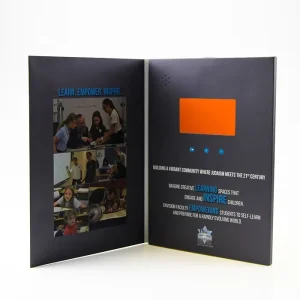 Custom Offset Printed Video Brochure