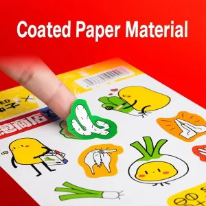 Custom Oil Proof Cartoon Sheet Stickers For Gift Packaging Sealing And Decoration