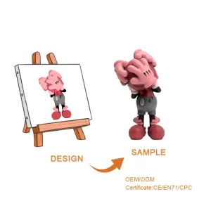 Custom Own Design Vinyl/PVC Figures Collectible OEM Manufacturer Custom 3D PVC Figure Custom Vinyl Art Toys