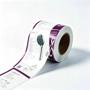 Custom PE Waterproof Vinyl Labels Self Adhesive Glossy Label Full Color Printing Roll Packaging Labels