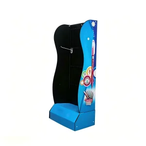 Custom POP Floor Cardboard Display Stand Foldable Quick Installation Supermarket Store Corrugated Display Rack Shelf