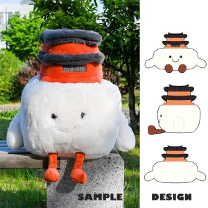 Custom PP Cotton Plush Buildings Mini Cartoon Simulation Version Factory Innovative Design Animal Toys 31cm 50cm