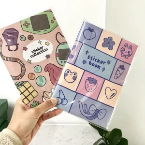 Custom PP Cover Decoration Design Release Paper Sticker Album Printing