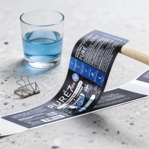 Custom Packaging Bottle Multi-layer Labels Double-layer Waterproof Food Printing Logo UV Labels Stickers
