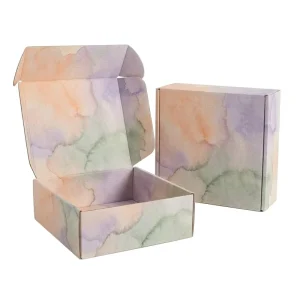 Custom Packaging Boxes Factory Direct Cosmetic Printed Corrugated Shipping Carton Paper Packing Box With Custom Logo