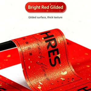 Custom Paper Decorative Stickers With Waterproof Packaging Label Logo for Small Retailers Businesses Packing Stickers