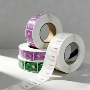 Custom Paper Packaging Sticker Labels UV Offset Printing Glossy Matte Finish Self Adhesive Disposable Waterproof Stickers
