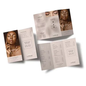 Custom Paper Paperboard A4 Customized Design CMYK Printing Business Medical Flyers Catalogue Trifold Brochures