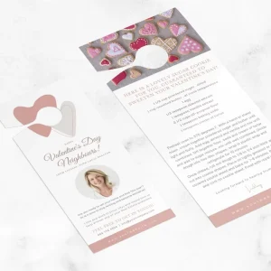 Custom Paper Printing Service Business Marketing Advertising Door Hanger Flyers