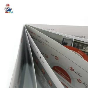 Custom Paperboard A4 Customized Design CMYK Digital Printing Business Medical Book Flyers Catalogue Trifold Brochures