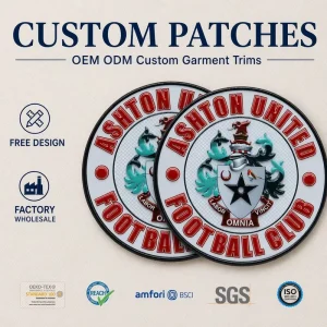 Custom Patches TPU Heat Transfer Fabric Motifs Iron on Label for Uniform Jacket Hoodie Identity Badges