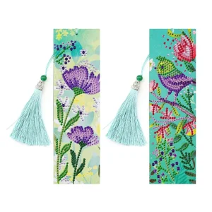 Custom Pattern 5D Full Drill Diamond Painting Bookmark Vintage Bohemian Hand Finished Reader Gift Kit