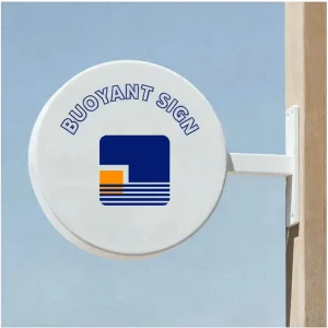 Custom Pattern Business Wall Mount Storefront Sign Metal Sign Board Blade Sign