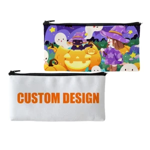 Custom Pencil Case Best Selling Office And School Supplies Anime Pencil Bag Custom Printed Pencil Case Fancy Flat Zipper Pouch