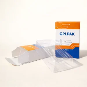 Custom Peptide Pen Packaging Boxes Cajas De Peptides Paper Boxes 3ml Peptide Vial Packaging Box with Plastic Insert for Peptide