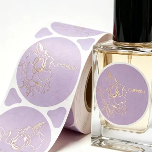Custom Perfume Label Stickers Aromatherapy Cosmetic Bottles LOGO Trademark Design Waterproof Self Adhesive Customization
