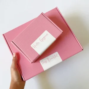 Custom Personalised Ecommerce Corrugated Cardboard Shipping Paper Packaging Boxes for Small Business