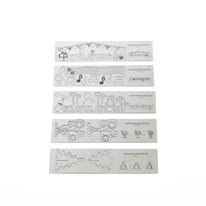Custom Photo Etched Stainless Steel Metal Stencil Planning Template