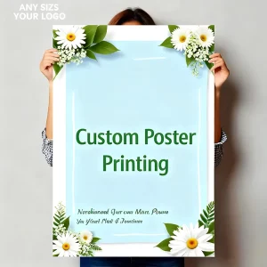 Custom Poster A0 A1 A2 A3 A4 Paper Printed RGB Colorful Movie Music Business Film Product Promotion Poster Printing