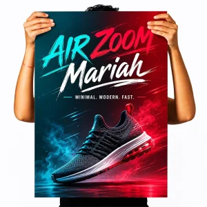 Custom Poster A0 A1 A2 A3 A4 Paper Printed RGB Colorful Movie Music Business Film Product Promotion Poster Printing