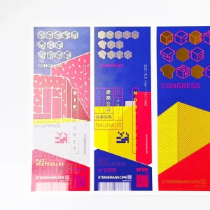 Custom Premium 3D Varnish Embossed Foil Spot UV Leaflet Manual Booklet Brochures Advertise Ticket Books Flyer Printing Service