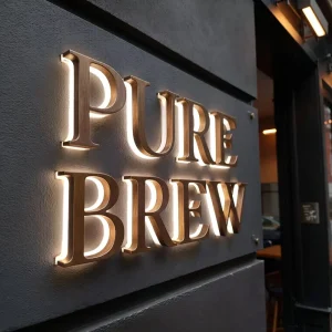 Custom Premium Quality Multi-Color LED Advertising Signs Impact 3D Illuminated Logo Storefront Business Signage Decoration