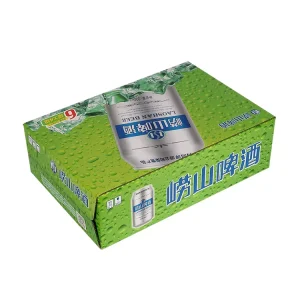 Custom Premium Quality Printed Cardboard 24 Bottles Beer Can Packaging Carrier Carton Box