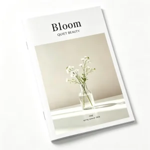 Custom Print Cardboard Fashion Lookbook Magazine Product Catalog Brochure for Brand Display Interior Decoration