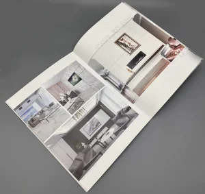 Custom Print Full Color Booklet Catalogue Leaflet Product Company Instructions Brochure Magazine Book Manual Brochure Printing